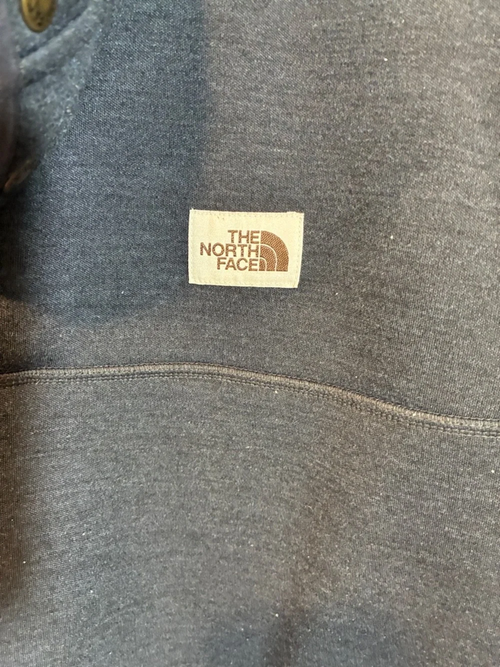 The North Face Black Snap-Front Sherpa Lined Pullover